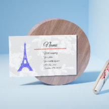 Royal Blue Eiffel Torn vid Snöre