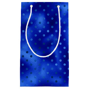 Royal Blue Foil Polka Dot Hanukkah
