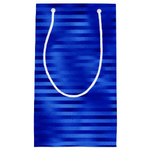 Royal Blue Foil Stripe Hanukkah