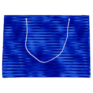 Royal Blue Foil Stripe Hanukkah