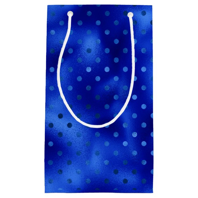 Royal Blue Folie Polka Dot Hanukkah (Framsidan)