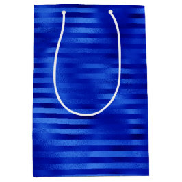 Royal Blue Folie Randig Hanukkah