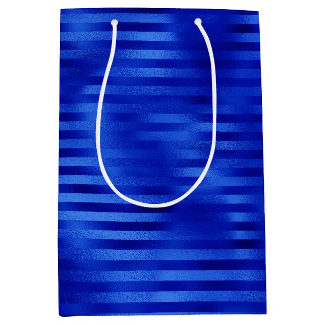 Royal Blue Folie Randig Hanukkah  (Framsidan)