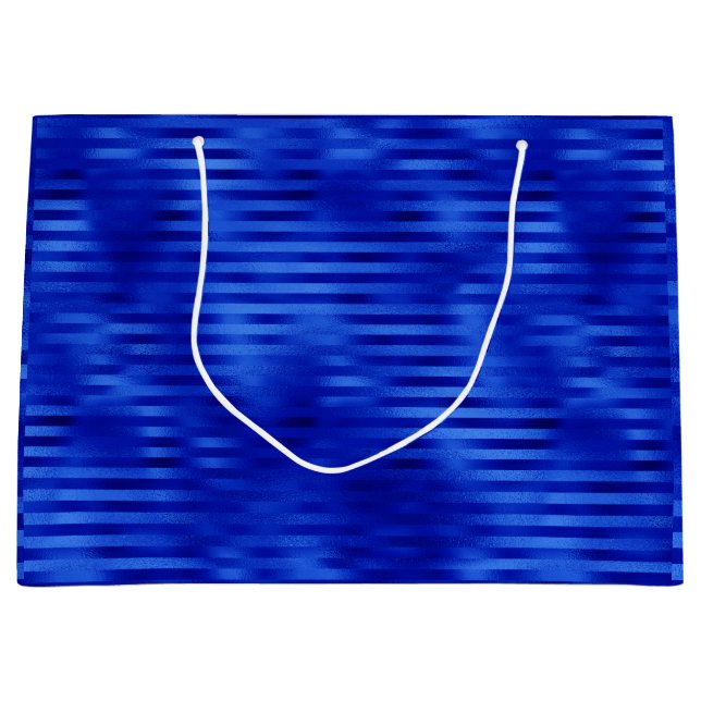Royal Blue Folie Randig Hanukkah (Framsidan)