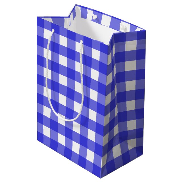 Royal blue gingham (Baksidan Vinklad)