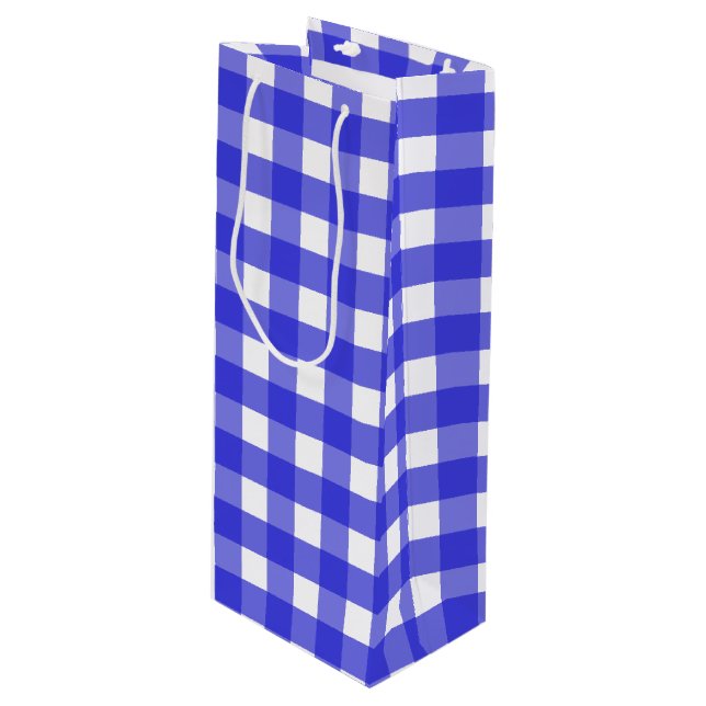 Royal blue gingham (Framsidan Vinklad)