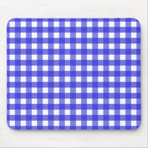 Royal blue gingham musmatta