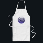 Royal Blue Glitter Ombre 60 Sassy 60 födelsedagar Långt Förkläde<br><div class="desc">Den här chicens 60-årsdagars presentpaket är en perfekt för att skapa ett fantastiskt 60-årsfirande. Ord 60 och sassy ställs in med hjälp av modernt skript. Om du behöver hjälp eller matchande produkter kontaktar du oss genom vår butik. Vi är lycklig för att hjälpa dig att göra din 60:e födelsedagsfest till...</div>