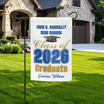 Royal Blue Gold Klass 2026 Anpassad Examen