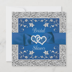 Royal Blue, Grått Kärlek Hearts Möhippa