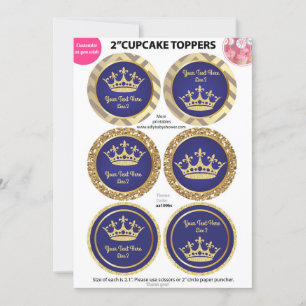 Royal Blue Guld Prince, Kung Cupaka Toppers