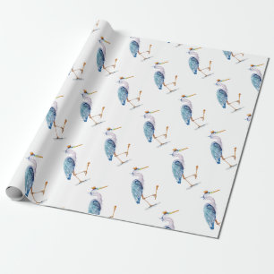 Royal Blue Heron Presentpapper