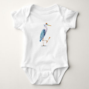 Royal Blue Heron T Shirt