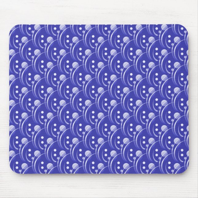 Royal Blue Hip och Snyggt Mousepad Musmatta (Framsidan)