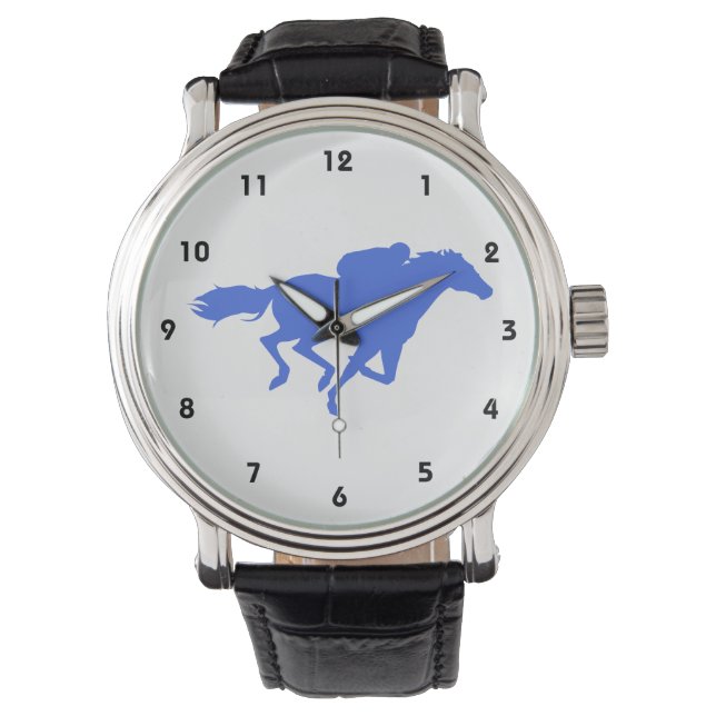 Royal Blue Horse Tävla Armbandsur (Framsida)