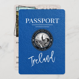 Royal Blue Ireland Passport Spara datum Spara Datumet