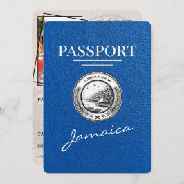 Royal Blue Jamaica Passport Spara datum Spara Datumet