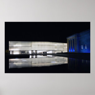 Royal Blue Kansas City Art Museum Poster