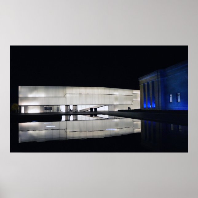 Royal Blue Kansas City Art Museum Poster (Framsidan)