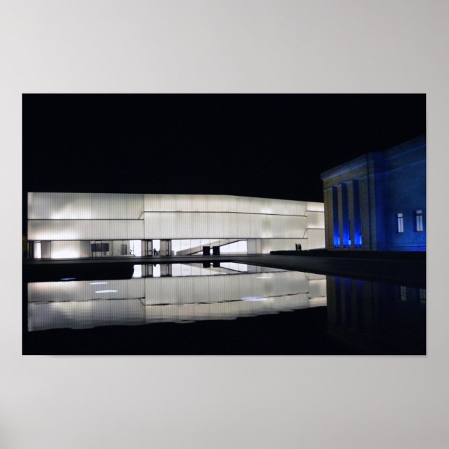 Royal Blue Kansas City Art Museum Poster (Framsidan)