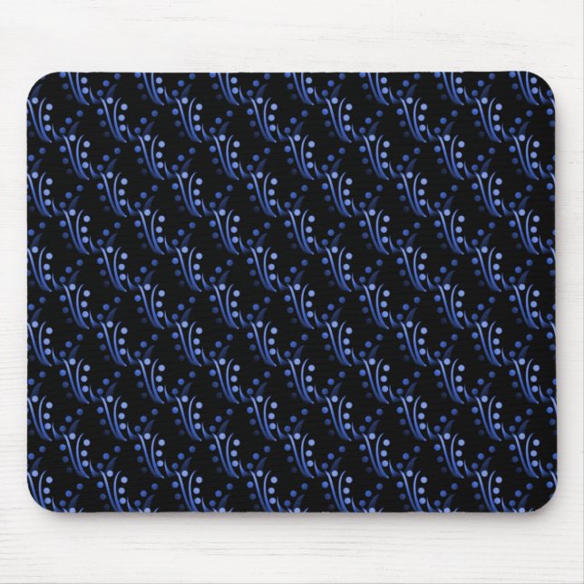 Royal Blue Luxurious Glam Mousepad Musmatta (Framsidan)