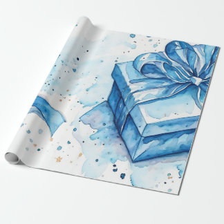 Royal Blue Luxury Gift-Märkre Presentpapper
