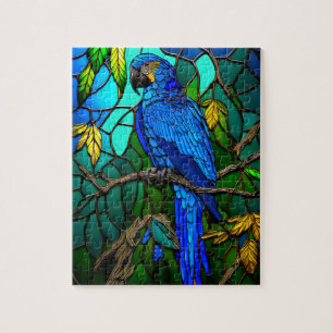 Royal Blue Macaw Pussel