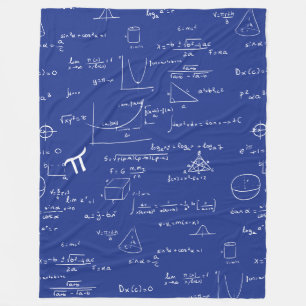 Royal Blue Matematiska Ekvationer Formler Algebra  Fleecefilt