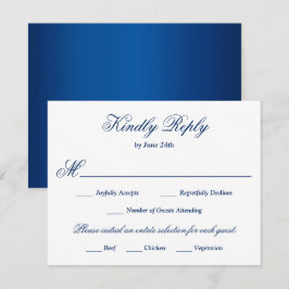 Royal Blue Meal Choice OSA Kort