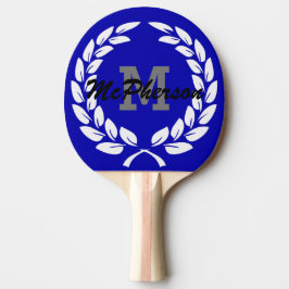 Royal Blue med Victory WAN och Monogram/Namn Pingisracket