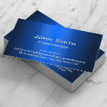 Royal Blue Metall Investigator Affärskort Visitkort<br><div class="desc">Royal Blue Metall Investigator Affärskort.</div>