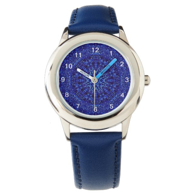 Royal Blue Metallic Armbandsur (Framsida)