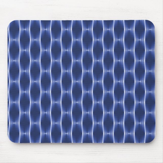 Royal Blue Metallic Rosett band Mousepad Musmatta (Framsidan)