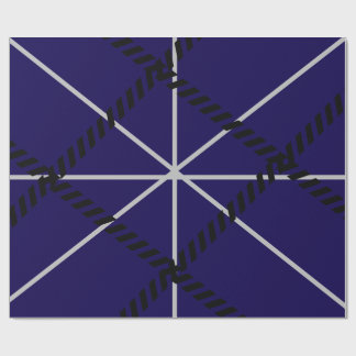 Royal Blue Modern Design Presentpapper