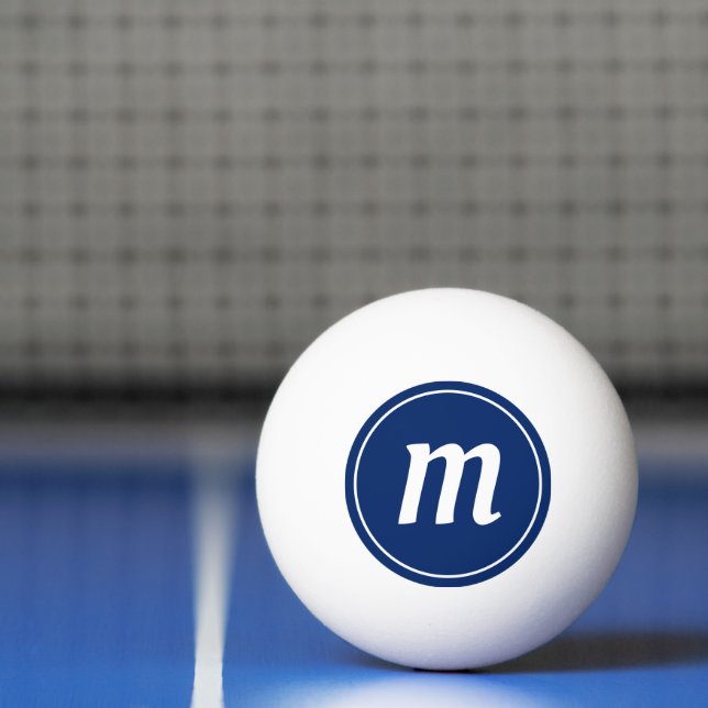Royal Blue Monogram Personlig Ping Pong Bollar (Netto)