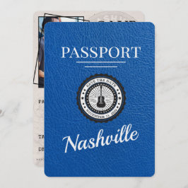 Royal Blue Nashville Passport Spara datum Spara Datumet
