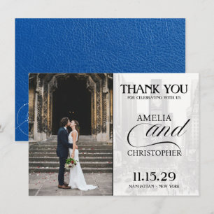 Royal Blue New York City Passport Tack Kort