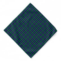 Royal Blue och Grönt Armstrong Tartan