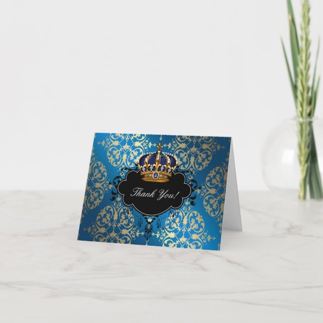 Royal Blue och Guld Prince Tack (Framsida)