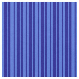 Royal Blue och Mörk blått Stripe Mönster Tyg