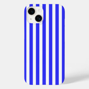 Royal blue och white candy rand