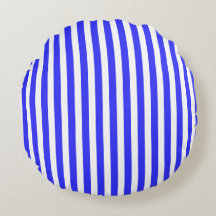 Royal blue och white candy rand