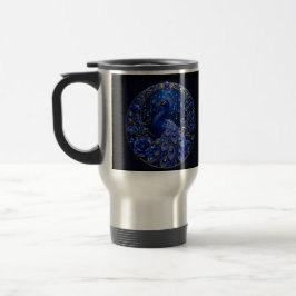 Royal Blue Påfågel | Crystal Glamour Resemugg