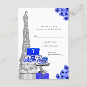 Royal Blue Paris RSVP OSA Kort