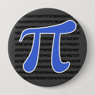 Royal Blue Pi-symbol Knapp