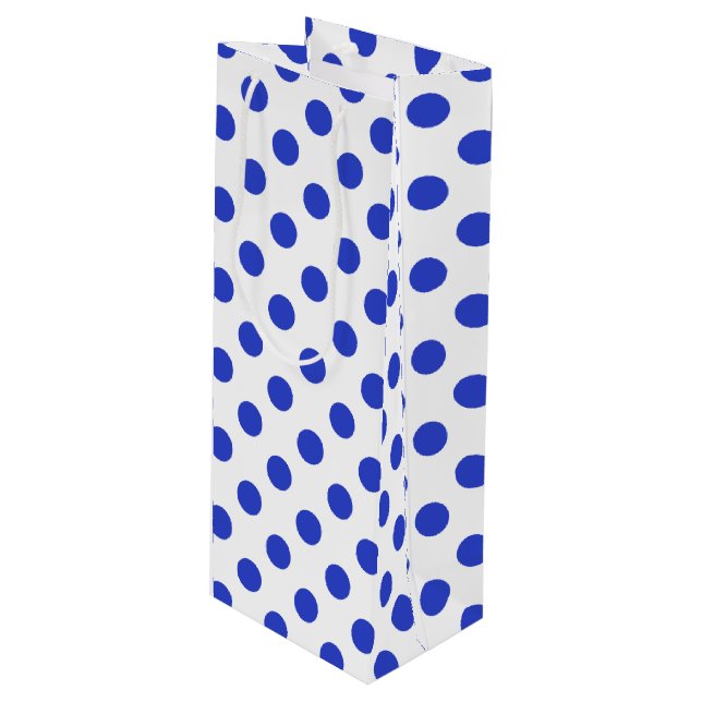 Royal blue polka dots (Framsidan Vinklad)