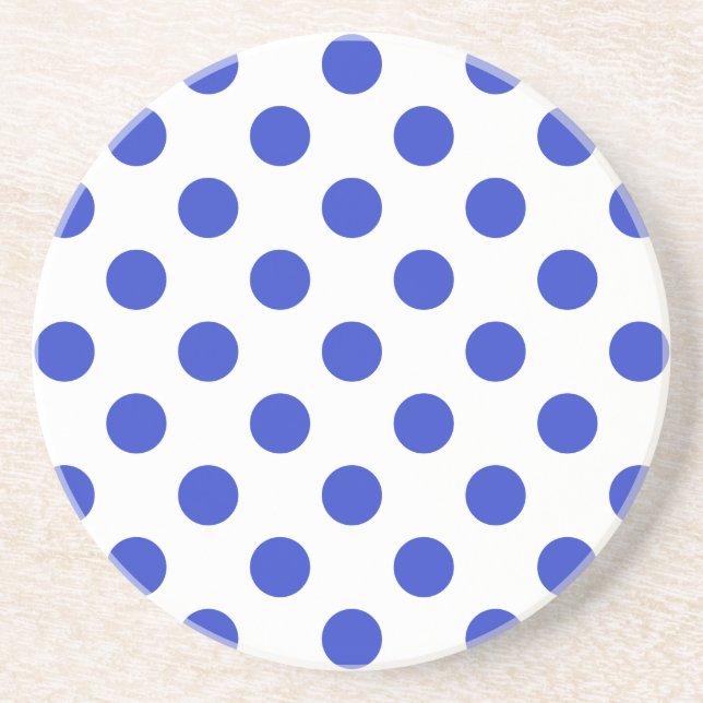 Royal blue polka dots underlägg (Framsidan)