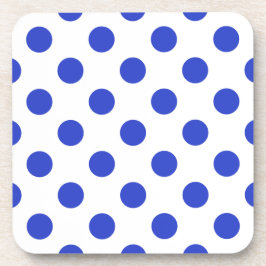 Royal blue polka dots underlägg