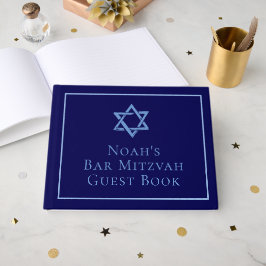 Royal Blue Pub Mitzvah Party David-stjärnan Gästböcker
