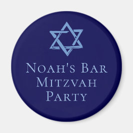 Royal Blue Pub Mitzvah Party David-stjärnan Magnet